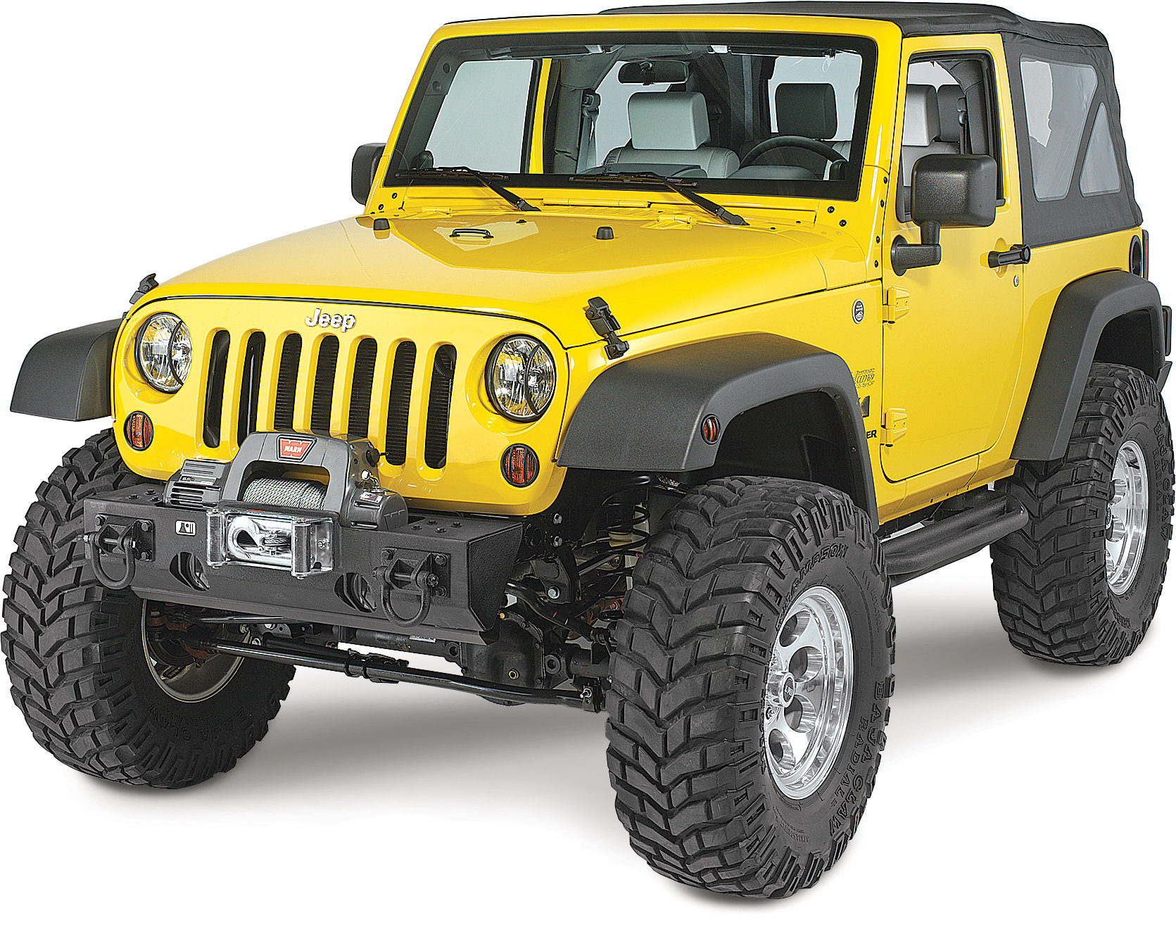 Jeep Wrangler JK XHD Front Bumper  With Winch Mount